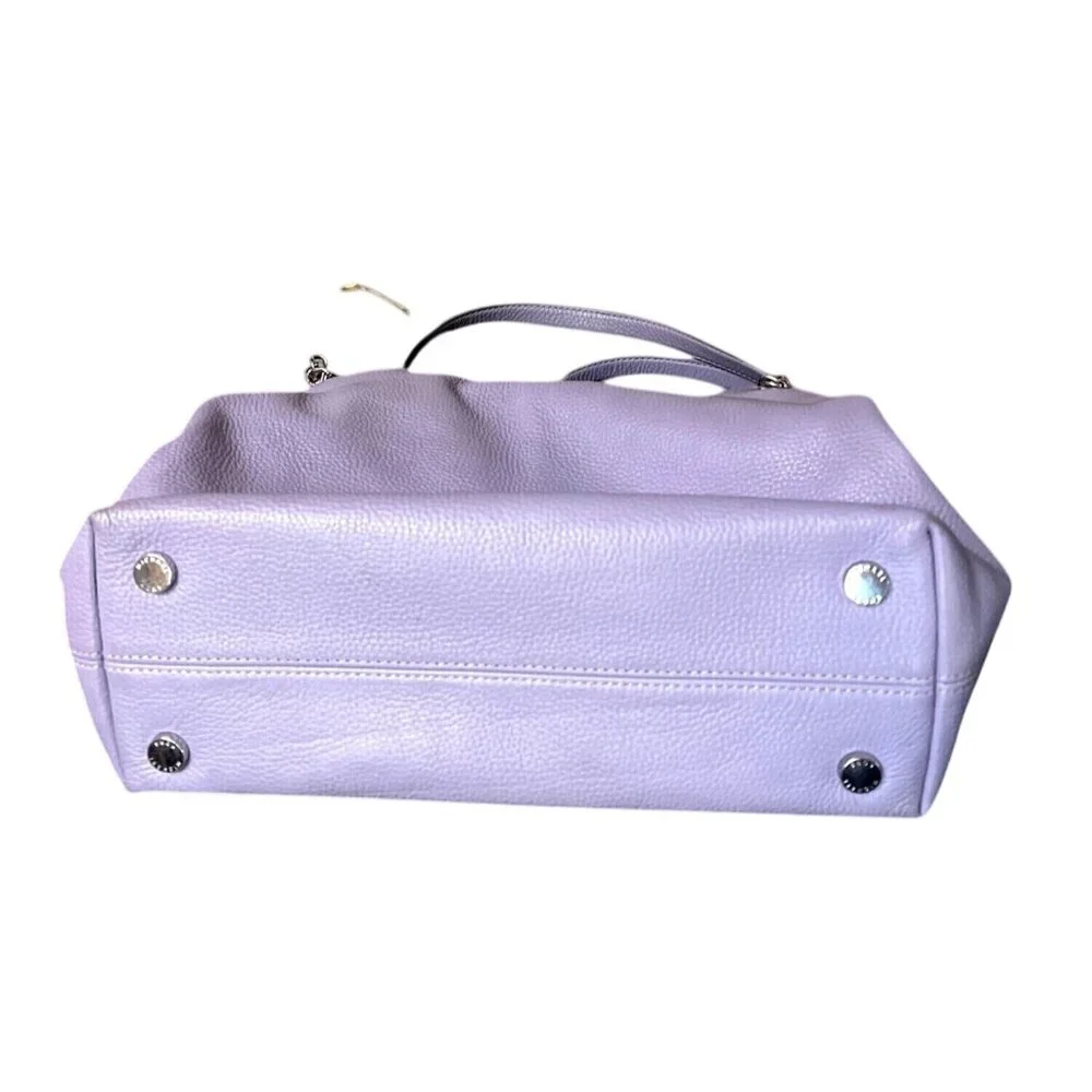 MICHAEL KORS SIGNATURE JET SET LARGE CHAIN Lilac SHOULDER BAG TOTE - Picture 7 of 7